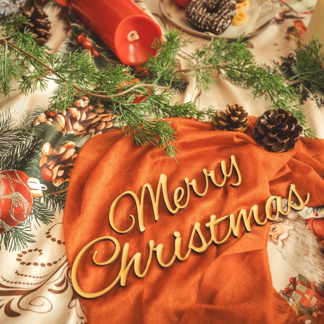 木製 レターバナー Merry Christmas クリスマス クリスマスバナー メリークリスマス ツリー